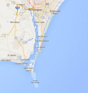 The fearsome Cape Fear River, from Carolina Beach to Southport