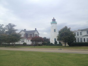 Old Point Comfort Lighthouse, near Pepmeier honeymoon hotel 