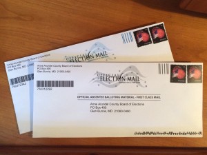 One extremely important "to do" item: mailing the absentee ballots