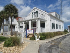 The USCG station at the Ponce De Leon Inlet 
