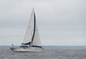 Magnolia under sail earlier this year.